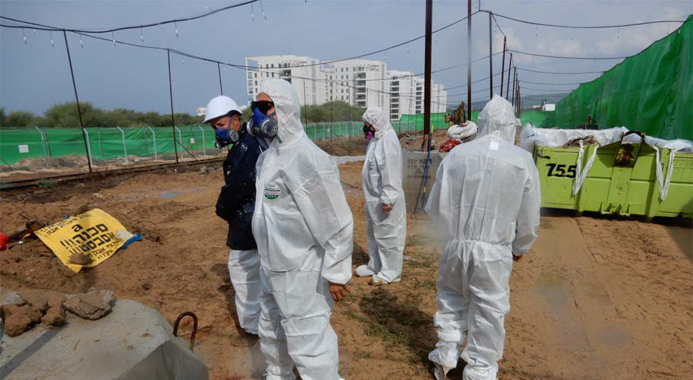 ביצוע עבודות לשיקום קרקעות מזוהמות באסבסט במתחם רכבת ישראל "אזור תעשייה צפוני"