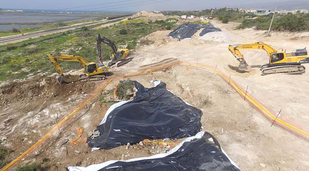 ביצוע עבודות שיקום באתר רכס עתלית עבור החברה לשירותי איכות הסביבה בע"מ