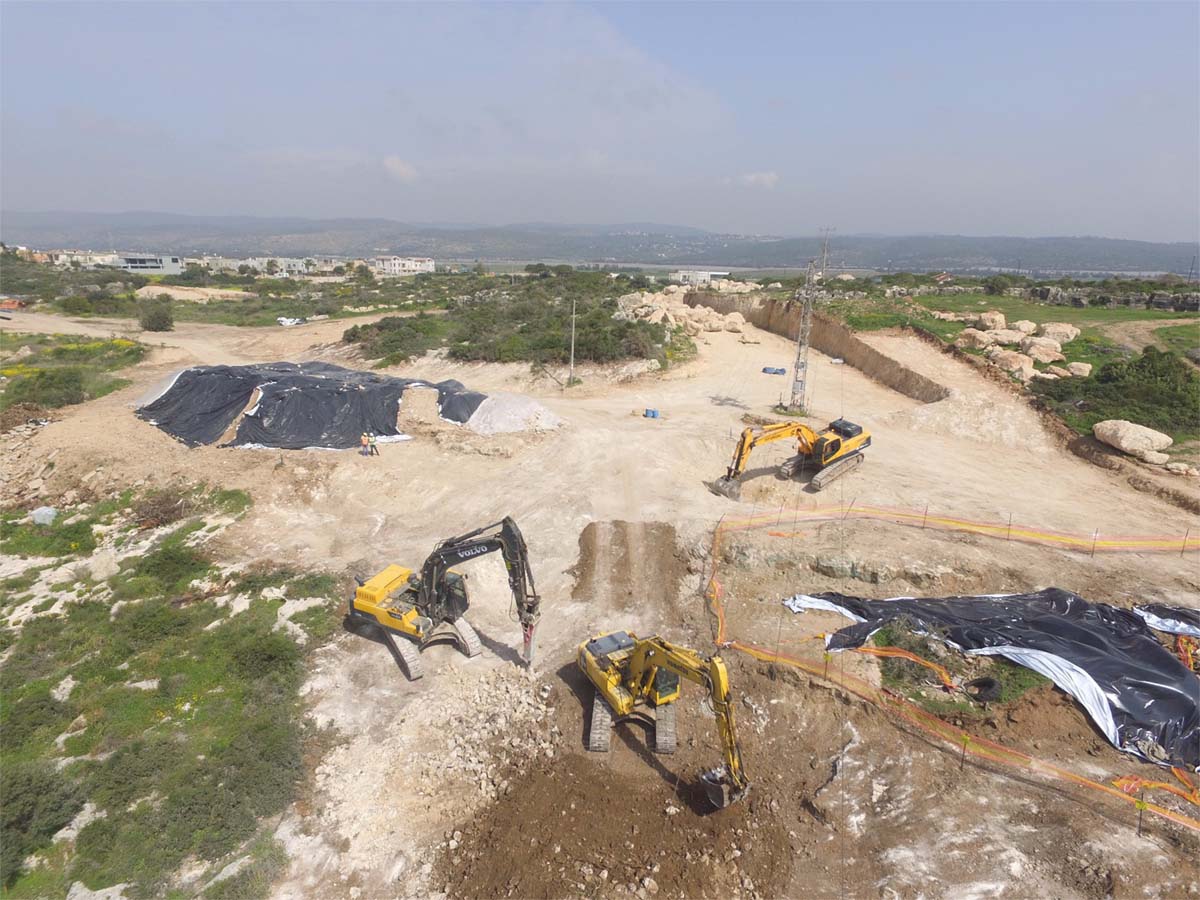 ביצוע עבודות שיקום באתר רכס עתלית