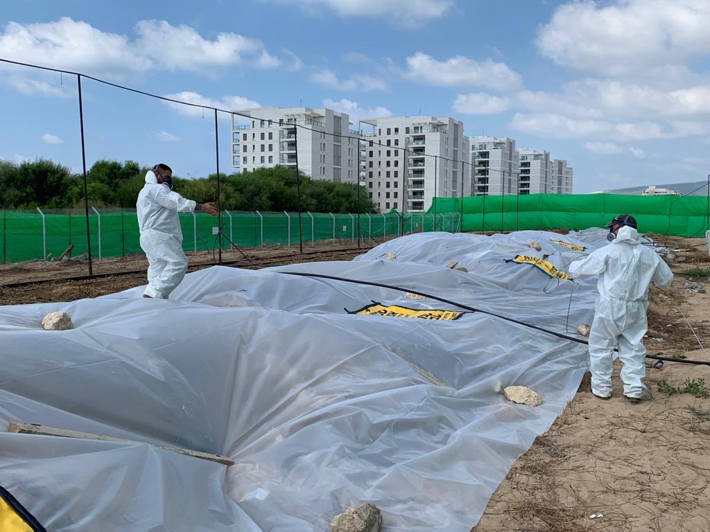 Read more about the article Rehabilitation of soil polluted with asbestos at the Israel Railways station North Industrial Zone