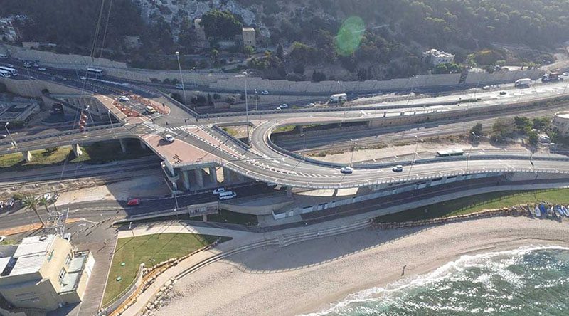 השלמת מחלף אלנבי והסדרת חוף הגולשים