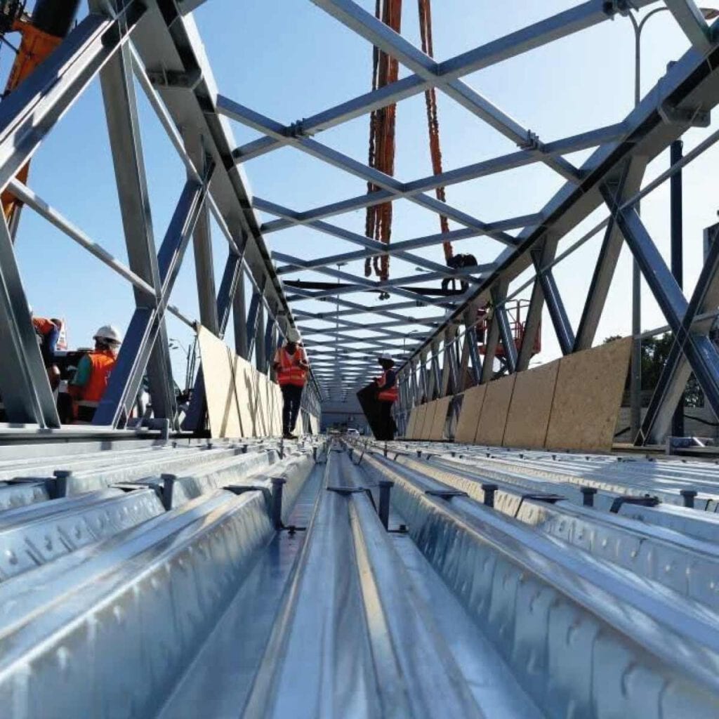 אולניק - הקמת גשר זמני רכבת חדרה