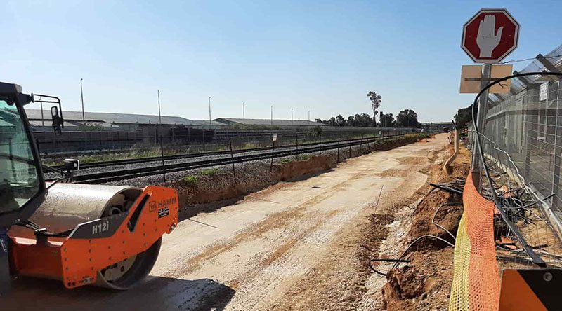 קבוצת אולניק - הקמת מבנה תחתון למסילה תפעולית באתר רכבת ישראל בכפר ויתקין קבוצת אולניק - הקמת מבנה תחתון למסילה תפעולית באתר רכבת ישראל בכפר ויתקין