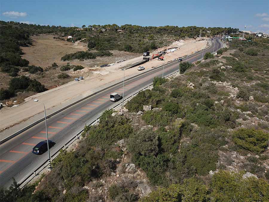 כביש 652 בכניסה לזיכרון יעקב