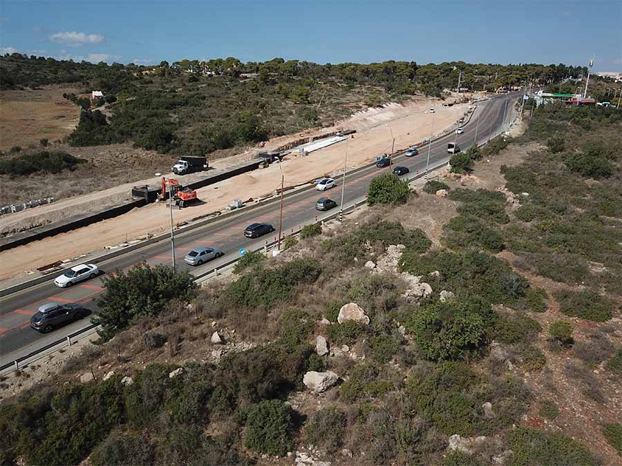 כביש 652 בכניסה לזיכרון יעקב